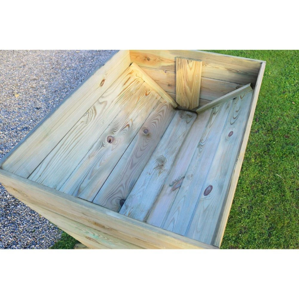 Zest 4 Leisure 1m Wooden Vegetable Bed 3 Zest 4 Leisure 1m Wooden Vegetable Bed - Image 3