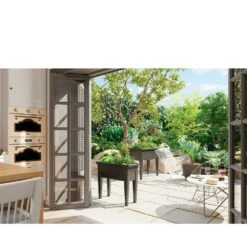 Artevasi 80cm Anthracite Venezia Grow Box Planter -Wolf-Garden Shop 5600442825183 3